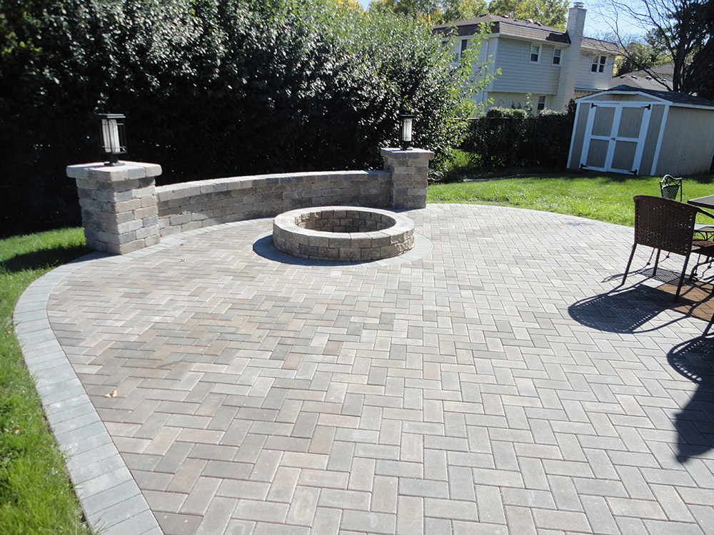 brick paver patio northbrook