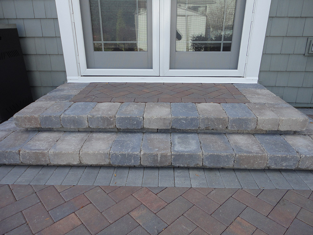 brick paver steps arlington hts