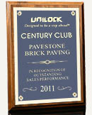 UNILOCK Century Club Award 2011