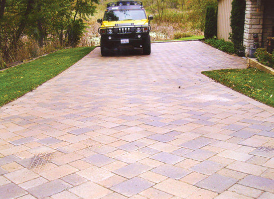 brick paver driveway evanston