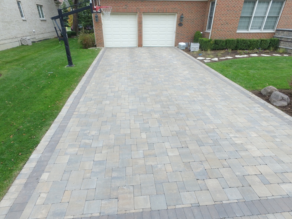 brick paver driveway glenview