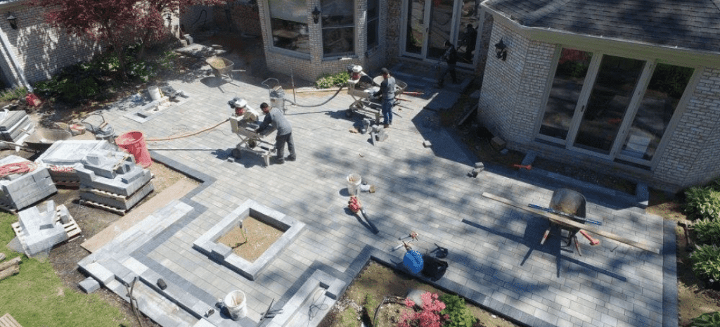 Pavestone brick paving maintenance process