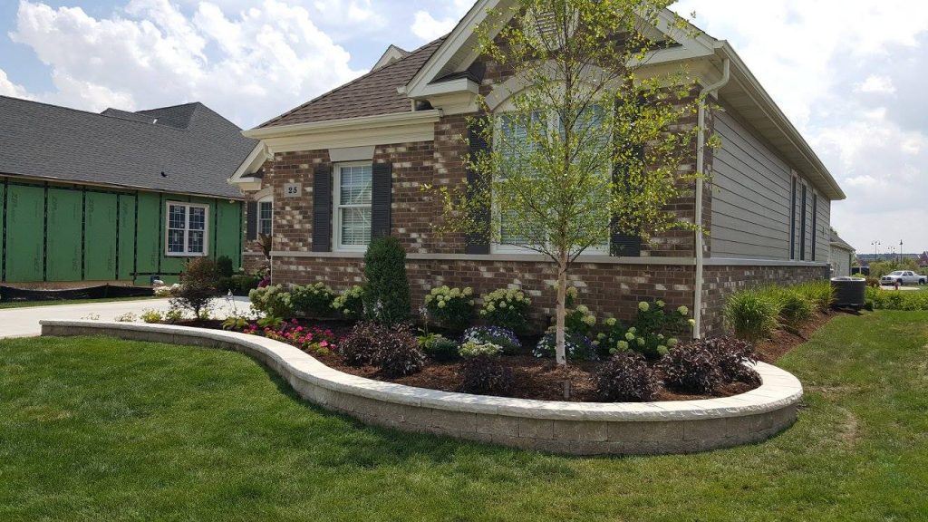 Pavestone Retaining Wall Installation