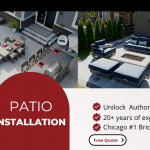 Pavestone professional brick patio building