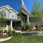 brick retaining walls for planting beds