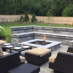 Fire Pit constructed by Pavestone Brick Paving