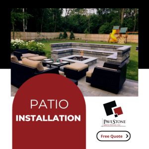 patio construction - Pavestone Brick Paving Company