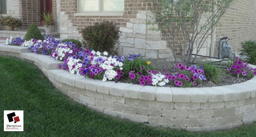 paver edging for garden